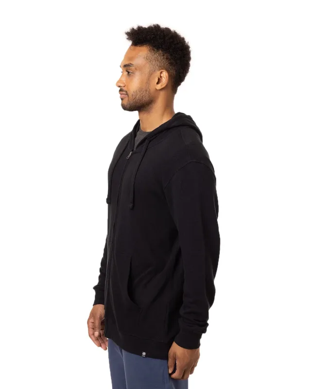 econscious Unisex Hemp Hero Full-Zip Hooded Sweatshirt — view 6