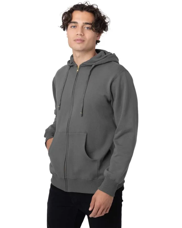 econscious Unisex Heritage Full-Zip Hooded Sweatshirt — view 11