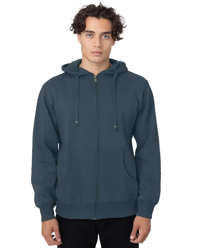 econscious Unisex Heritage Full-Zip Hooded Sweatshirt — view 2