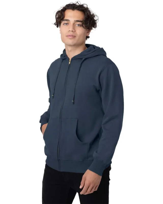 econscious Unisex Heritage Full-Zip Hooded Sweatshirt — view 3