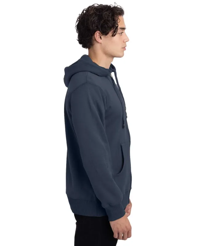econscious Unisex Heritage Full-Zip Hooded Sweatshirt — view 4
