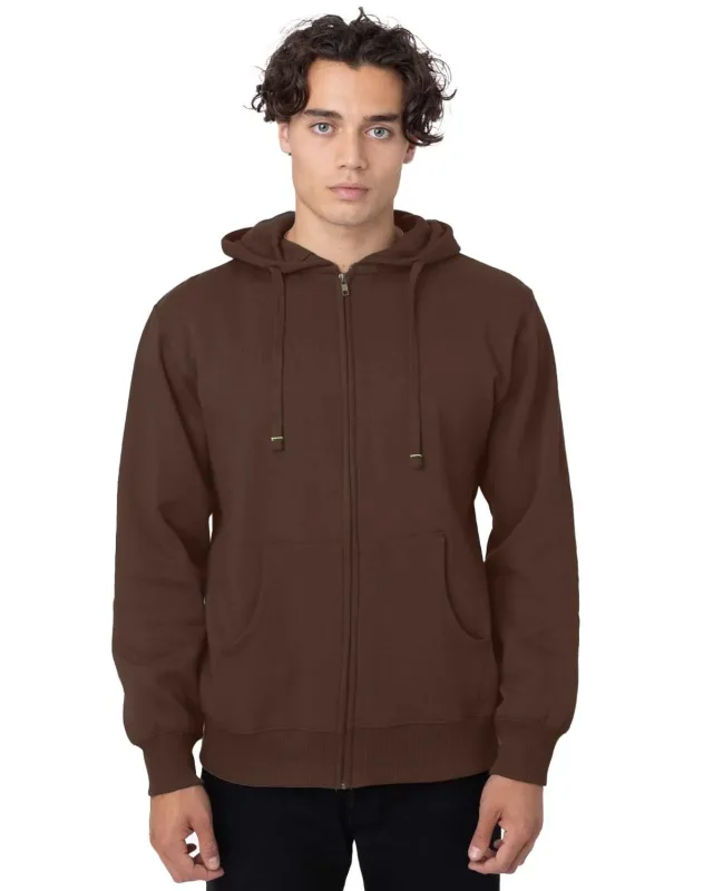 econscious Unisex Heritage Full-Zip Hooded Sweatshirt — view 6