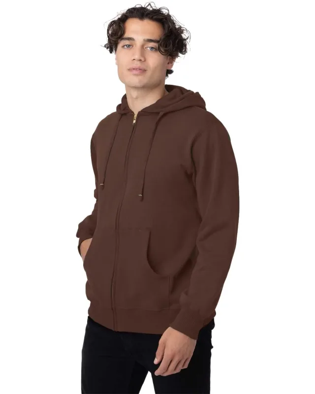 econscious Unisex Heritage Full-Zip Hooded Sweatshirt — view 7