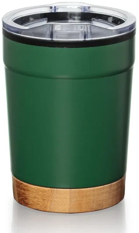 Eduardo 12oz Double-Wall Tumbler with Sliding Lid & Bamboo Base — view 8