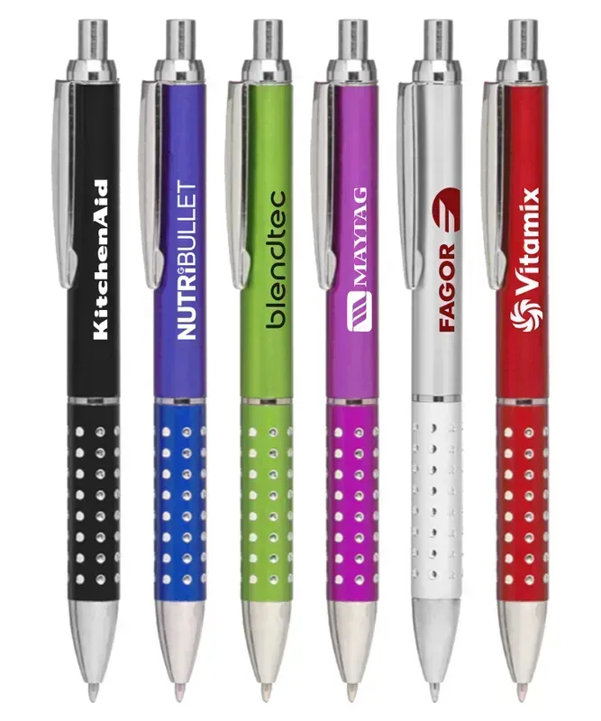 Elegant Gemstone Click Pen - Smooth Writing