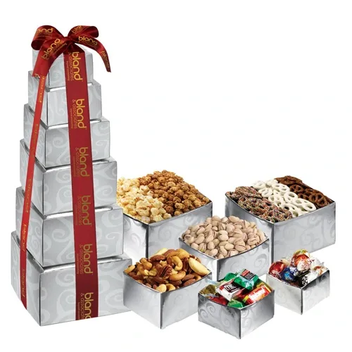 Elegant Regal Tower of Indulgence Gift Set — view 5