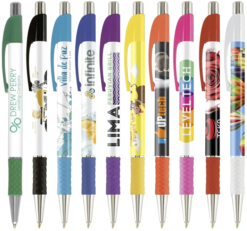 Promotional Elite Slim Click Pen (Black or Blue Ink)