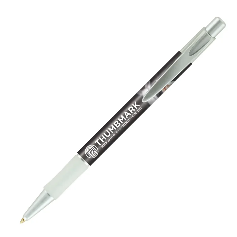 Imprinted Elite Slim Frost Pen (Black or Blue Ink) — view 3