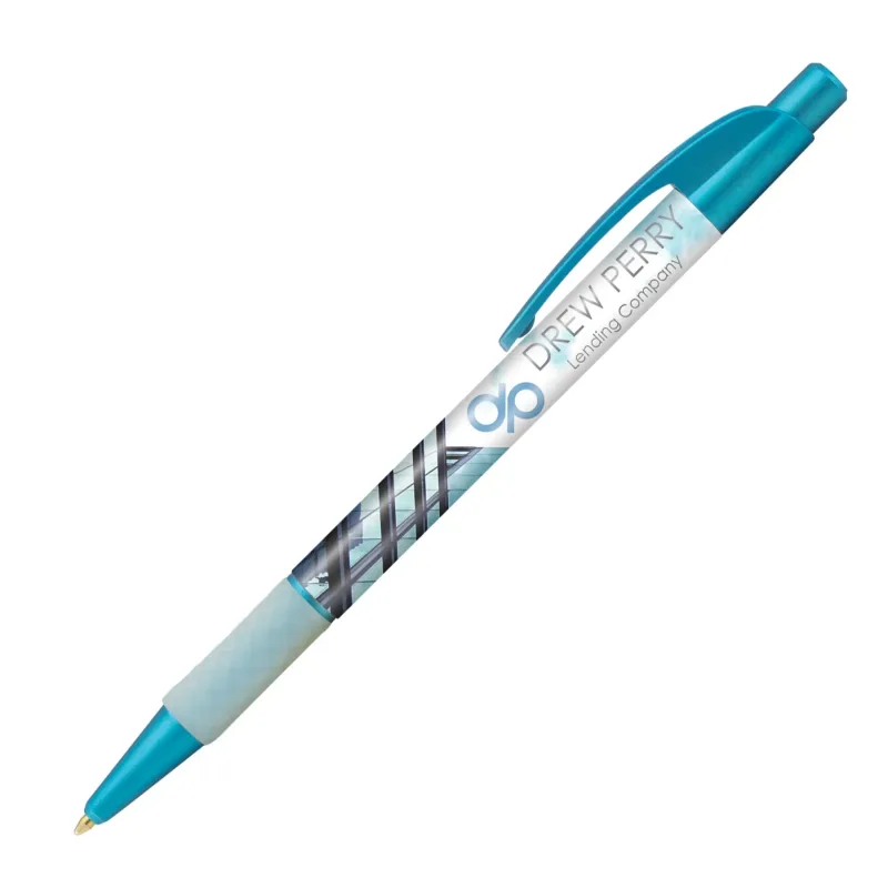 Imprinted Elite Slim Frost Pen (Black or Blue Ink) — view 5
