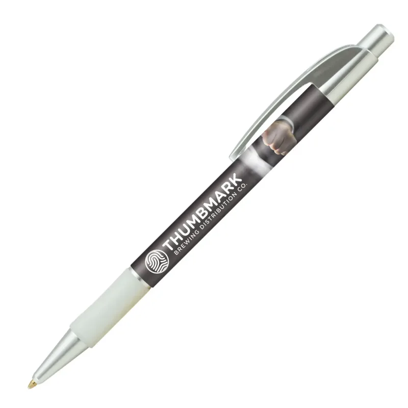Imprinted Elite Slim Frost Pen (Black or Blue Ink) — view 8
