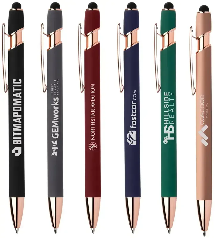 Ellipse Gel Softy Rose Gold w/Stylus Pen
