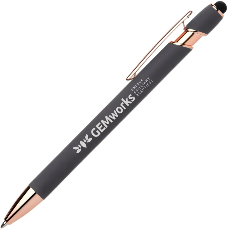 Ellipse Gel Softy Rose Gold w/Stylus Pen — view 6