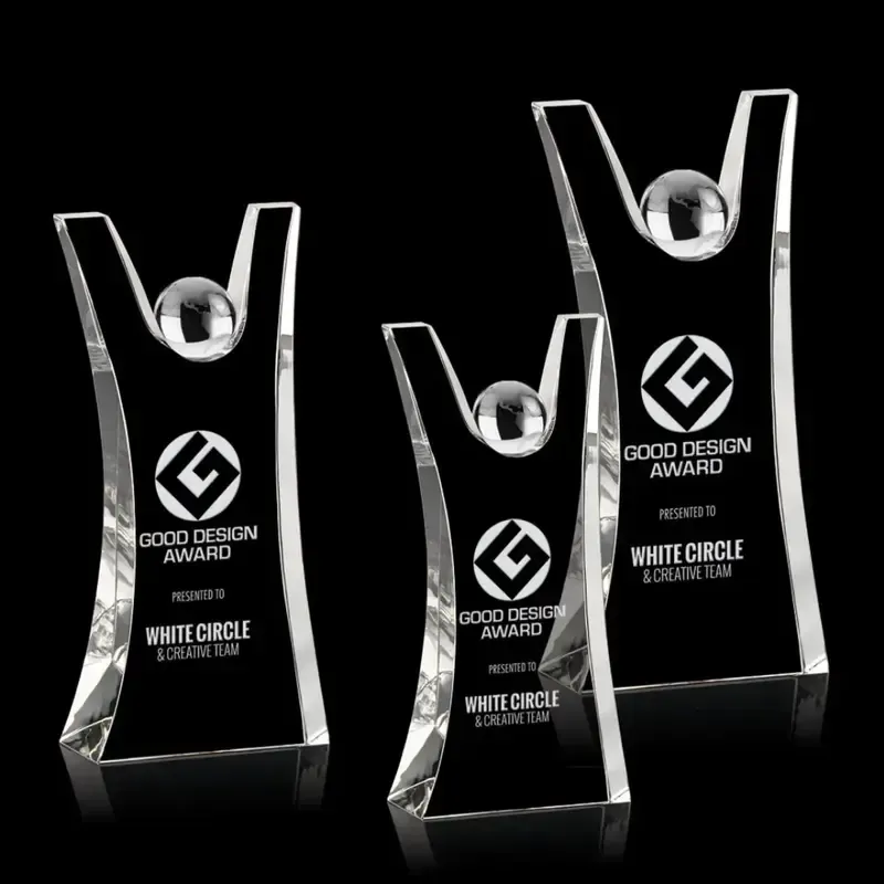 Customized Optical Crystal Emmet Award for Business Accomplishments (CEA)