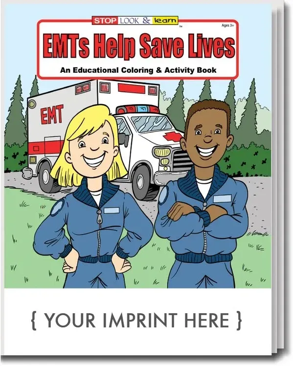 EMTs Help Save Lives Coloring Books