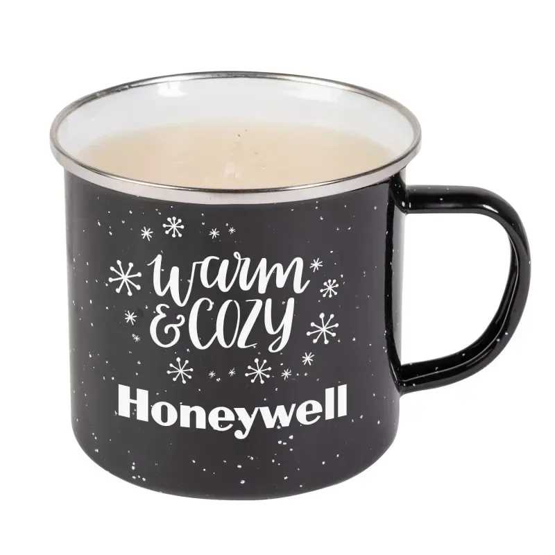Enamel Camping Mug Candle With Custom Gift Box — view 10