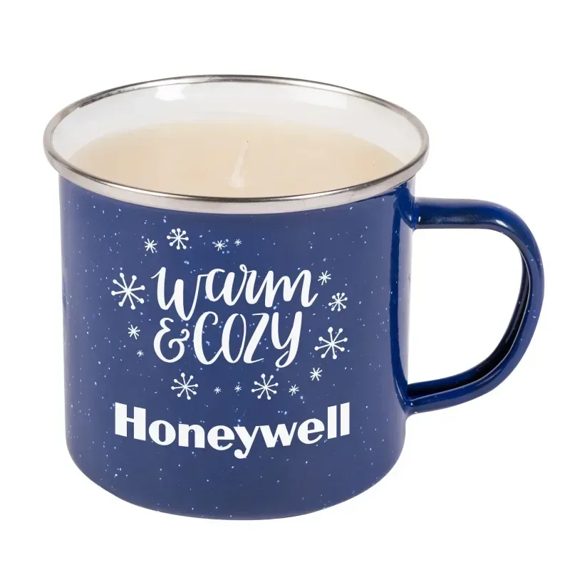 Enamel Camping Mug Candle With Custom Gift Box — view 12