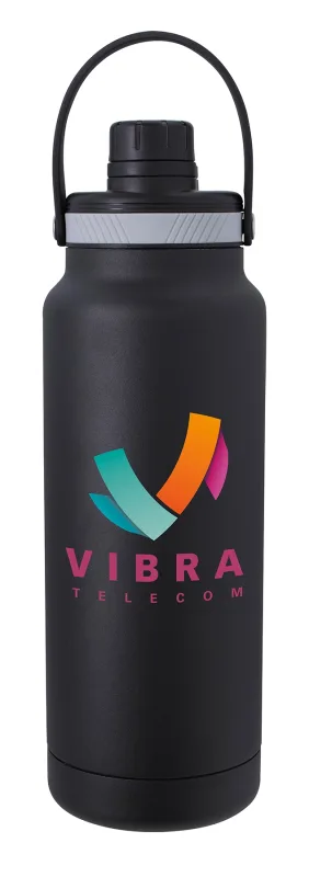 Custom Energetic Vacuum Sport Bottle with hanger - 33 oz. — view 2