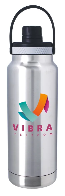 Custom Energetic Vacuum Sport Bottle with hanger - 33 oz. — view 3