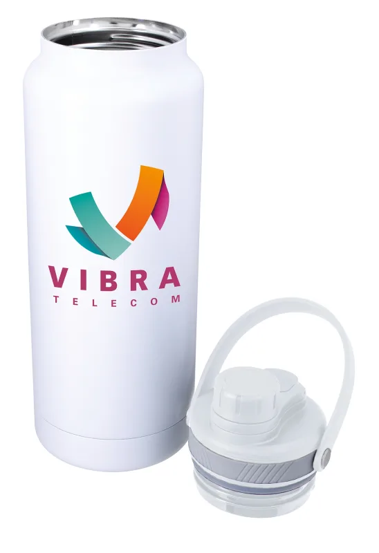 Custom Energetic Vacuum Sport Bottle with hanger - 33 oz. — view 4