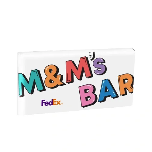 Enveloped 3.5 oz Gourmet Chocolate Bar — view 5