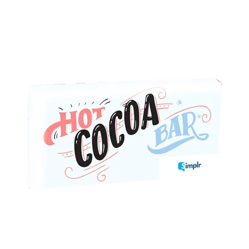 Enveloped 3.5 oz Gourmet Chocolate Bar — view 8