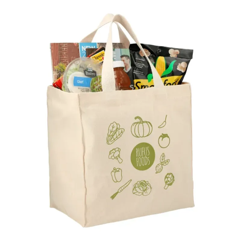 Essential 8oz Cotton Grocery Tote — view 4