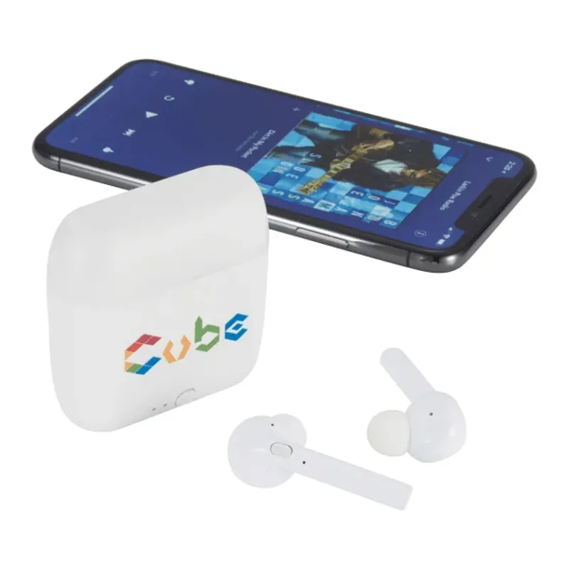 Custom Branded Wireless Earbuds with Powerbank Case — view 7