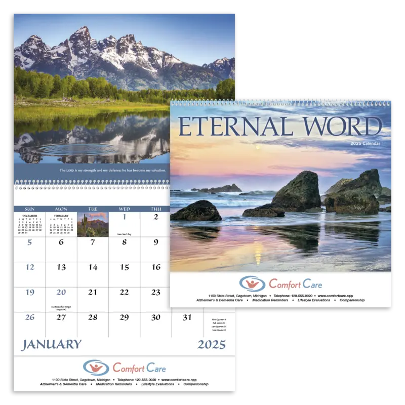 Custom Eternal Word without Funeral Planner - Spiral