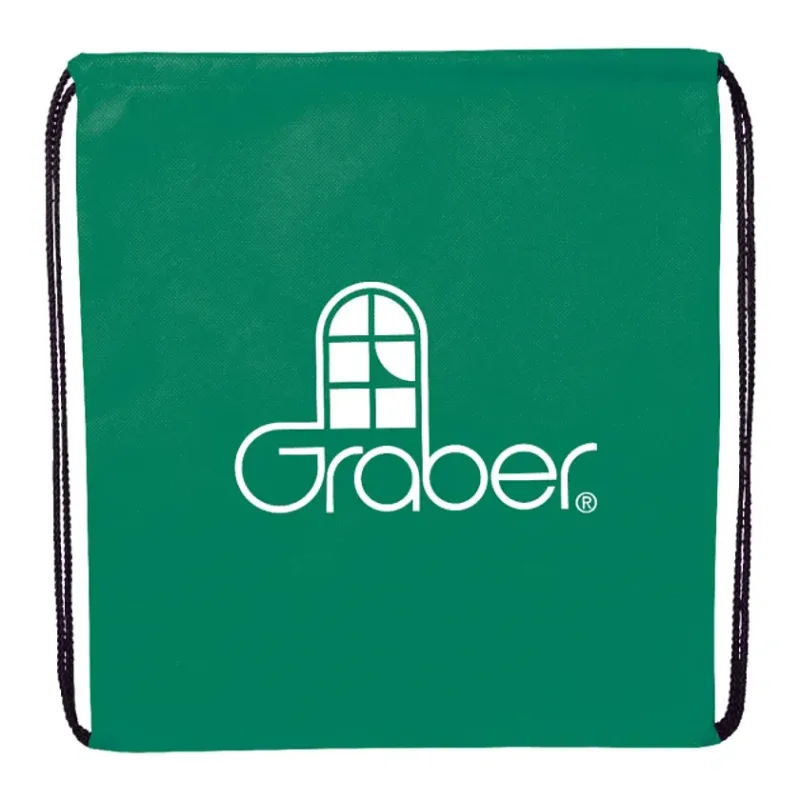 Evergreen Non-Woven Drawstring Bag — view 5