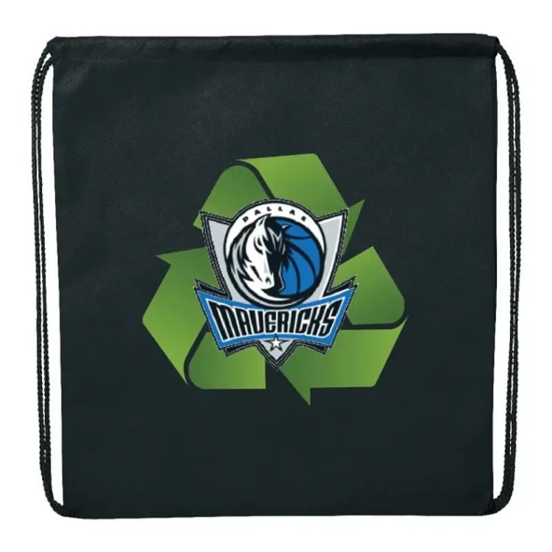 Evergreen Non-Woven Drawstring Bag — view 3