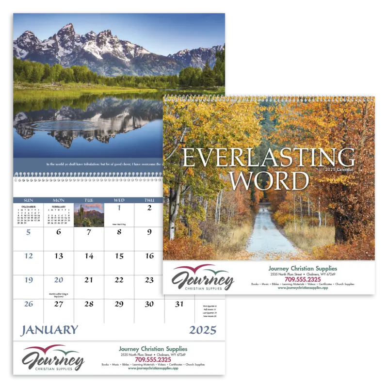 Custom Everlasting Word without Funeral Planner - Spiral