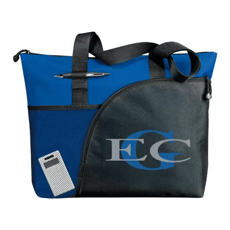 Custom Excel Sport Zippered Business Tote — view 3