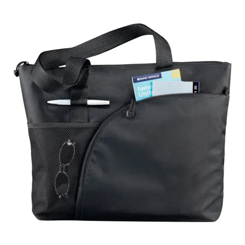 Custom Excel Sport Zippered Business Tote — view 6