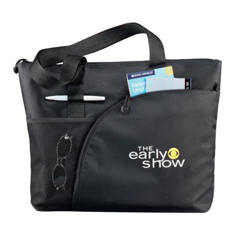 Custom Excel Sport Zippered Business Tote — view 7
