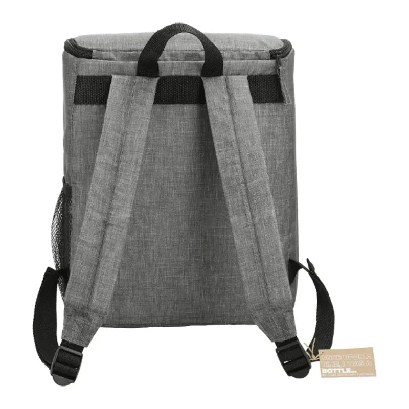 Excursion RPET Constructed Adjustable 20 Can Backpack Cooler — view 2