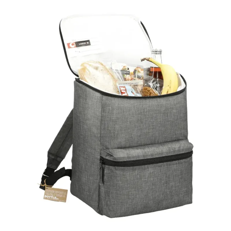 Excursion RPET Constructed Adjustable 20 Can Backpack Cooler — view 5