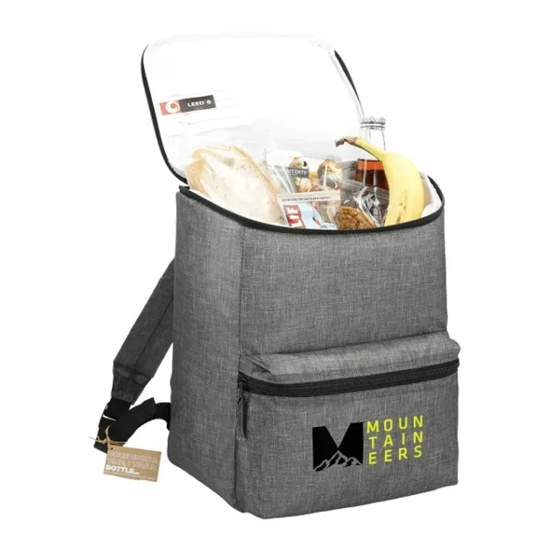 Excursion RPET Constructed Adjustable 20 Can Backpack Cooler — view 6