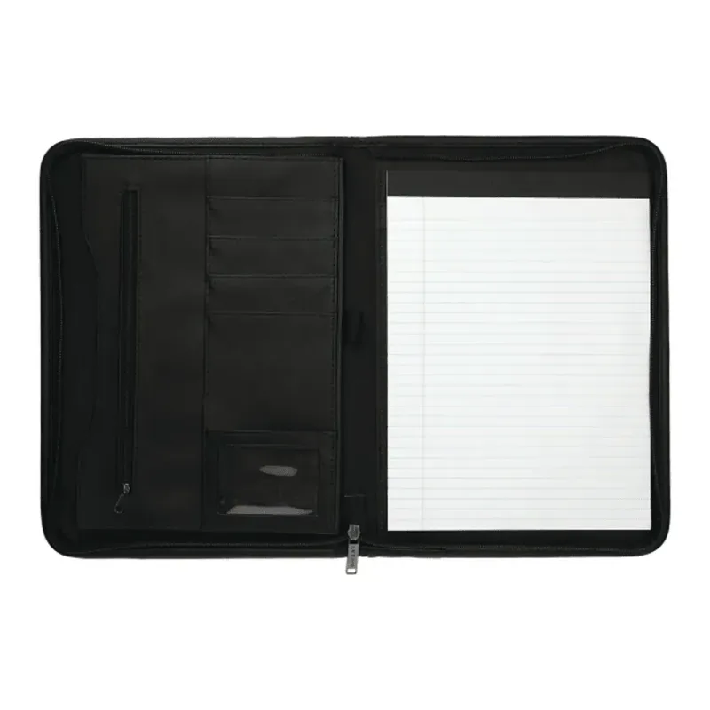 xecutive DuraHyde Zippered Padfolio with FSC® Mix Paper — view 2