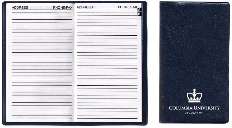 Personalized Executive Vinyl Telephone & Address Book