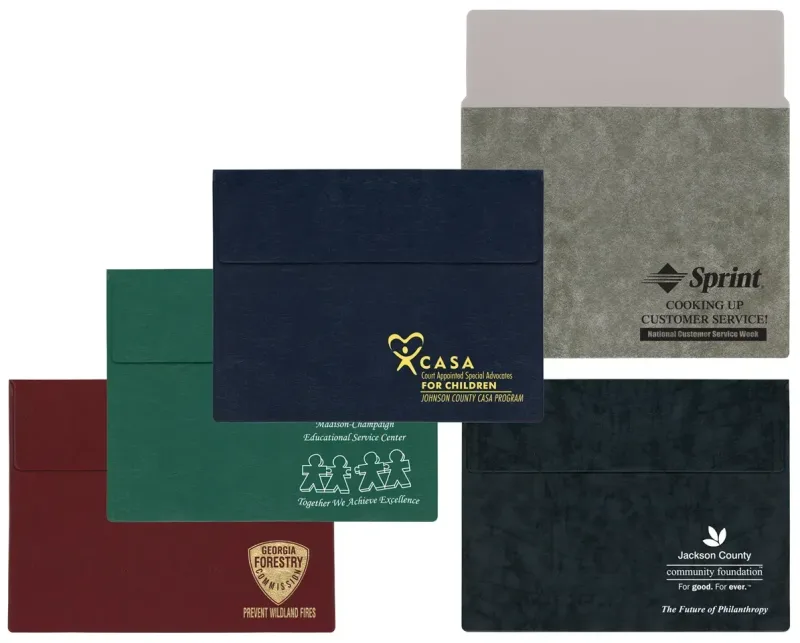 Personalized Executive Vinyl Underarm Portfolio — view 3