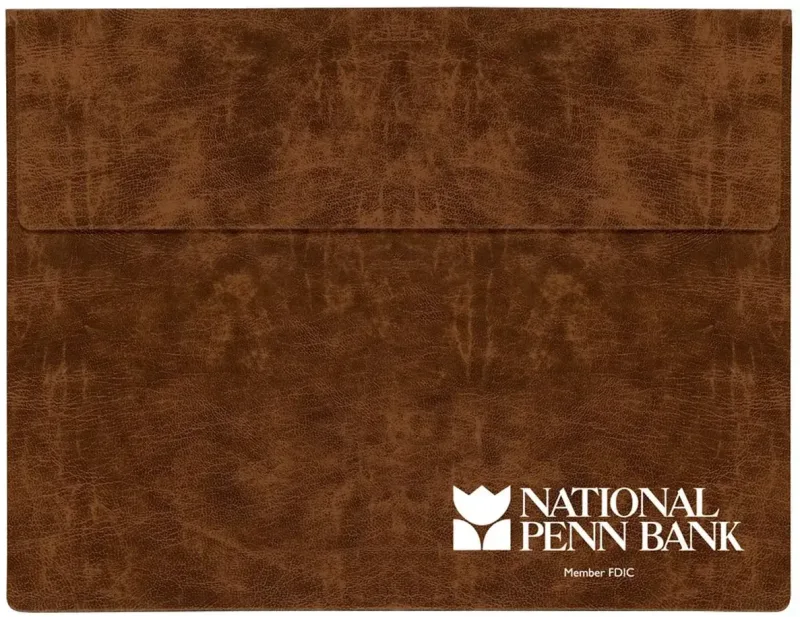 Personalized Executive Vinyl Underarm Portfolio — view 7