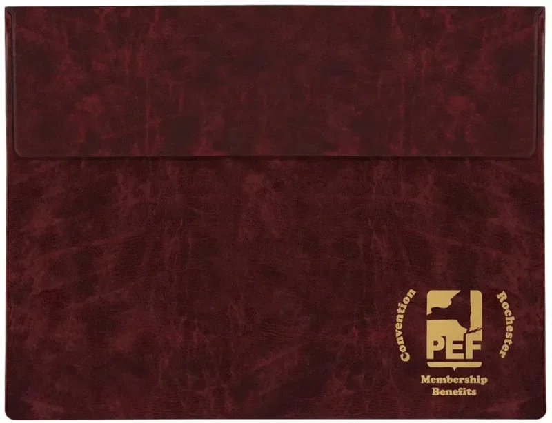 Personalized Executive Vinyl Underarm Portfolio — view 8