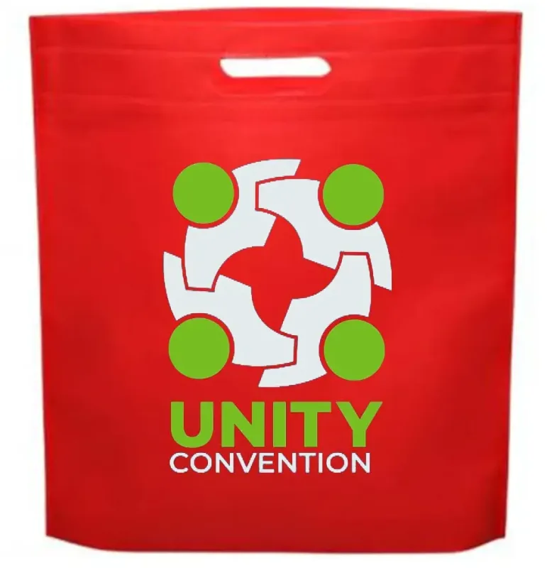 Custom Non-Woven Tote Bags - 2 Color Imprint — view 3
