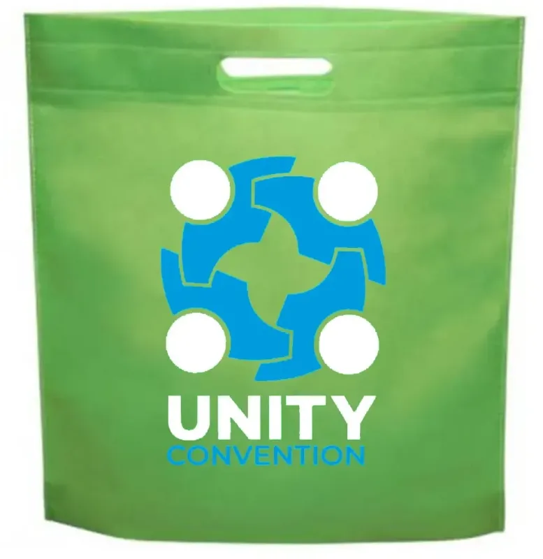 Custom Non-Woven Tote Bags - 2 Color Imprint — view 4