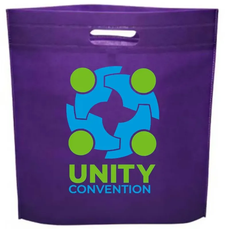 Custom Non-Woven Tote Bags - 2 Color Imprint — view 5