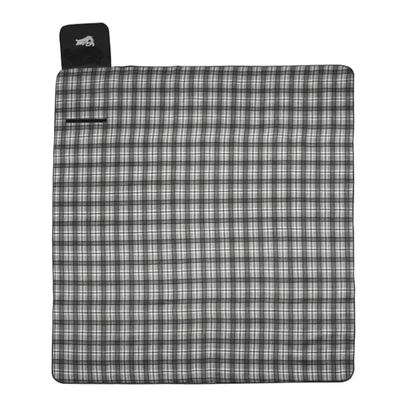 Custom Extra Large Plaid Picnic Blanket - 70" x 80" — view 2
