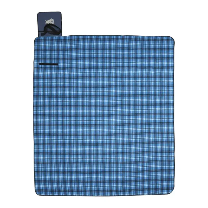 Custom Extra Large Plaid Picnic Blanket - 70" x 80" — view 7