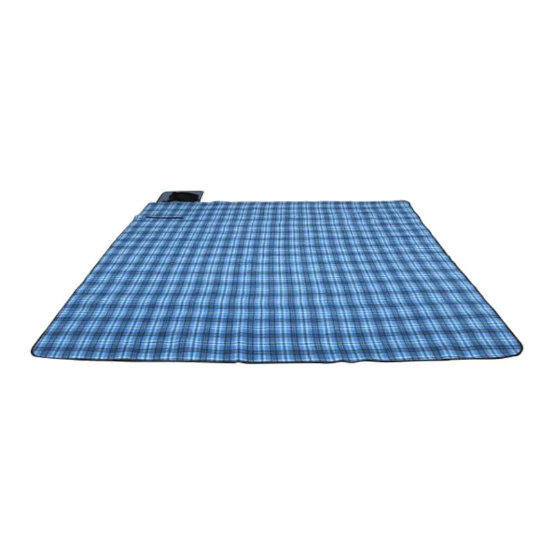 Custom Extra Large Plaid Picnic Blanket - 70" x 80" — view 8