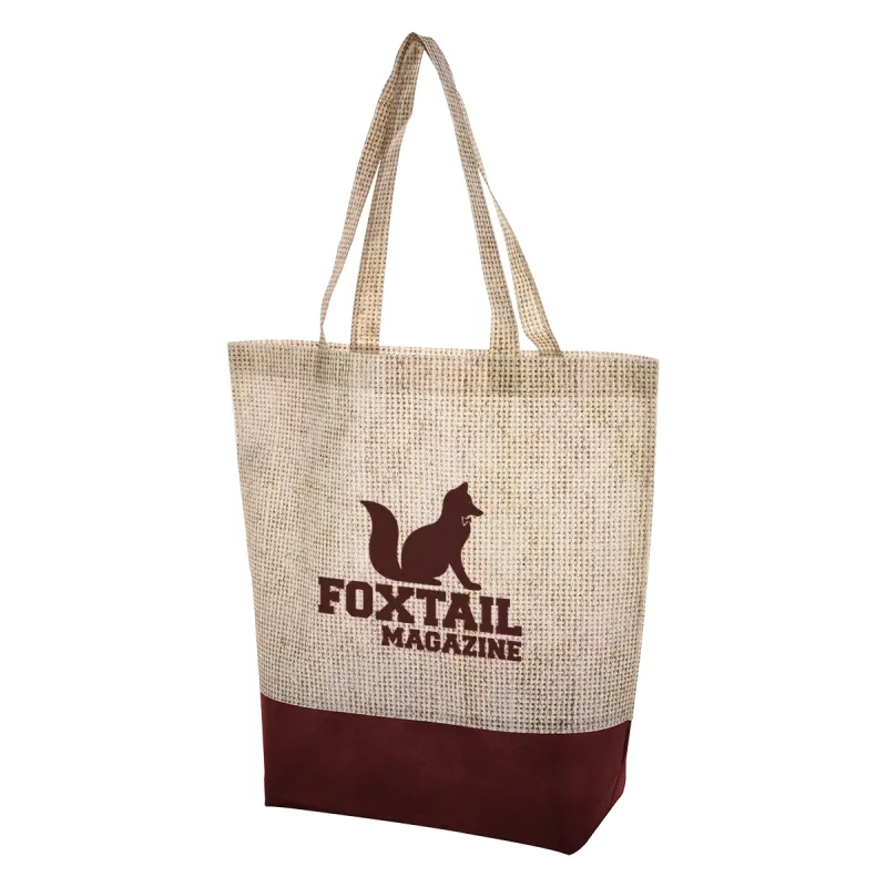 Custom Printed Fairview Non-Woven Tote Bag — view 3