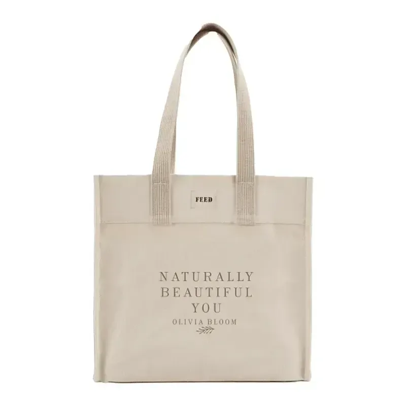 Custom FEED Market Tote - Organic Cotton - Personalized